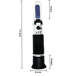Draagbare handrefractometer 0-32% <span class=keywords><strong>Brix</strong></span> voor het testen van suikergehalte in fruitsap, dranken en voedsel - Product Image 4