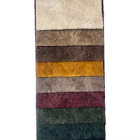 Nouveau design, tissu en velours chenille jacquard gaufré multicolores 100% polyester pour ameublement et textile de maison