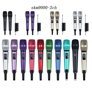 Microphone sans fil universel à double canal UT4000B-2ch, vente chaude, batterie au lithium intégrée, récepteur rechargeable - Product Image 6