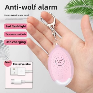 Alarma de Seguridad Personal Portátil con Luz LED, 130 Decibeles, Llavero de Autodefensa para Mujeres, Niños y Ancianos, Hecho de Plástico, Venta al Por Mayor - Product Image 5