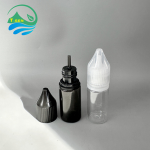 Botella de Plástico PET de 10 ml con Gotero para Aceites Esenciales, Color Transparente/Negro, con Tapa a Prueba de Niños, para Jugo o Aceite - Product Image 4