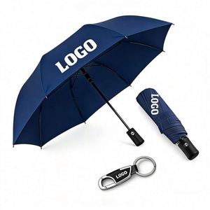 Parapluies personnalisés imprimés en gros avec logo pour cadeaux promotionnels, événements professionnels, parapluies portables - Product Image 1