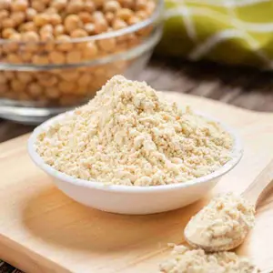 Proteína de harina de soja 50% min Proteína texturizada de soja Proveedor de grado alimenticio