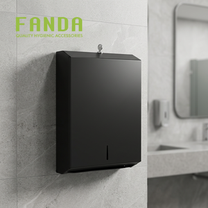 Porte-papier toilette mural moderne en acier écologique FANDA Factory - Conception personnalisée pour gare ferroviaire - Product Image 3