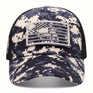 European American Trend Fishing Summer Camo Baseball Caps Men Women Mesh Sports Custom Baseball <b>Hats</b> - Product Image 5