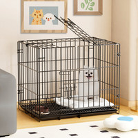 Cage pour animaux de compagnie en fer de haute qualité pour intérieur, pour chat et chien de grande taille, design moderne, simple et classique, respirante, installation facile, niche pour ours