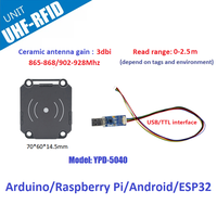 Invelion-Lector UHF RFID de largo alcance, 0-3,5 M, para sistema de control de acceso, software de demostración gratuito