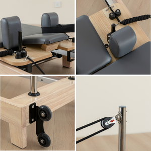 Nuevo <span class=keywords><strong>Reformer</strong></span> de <span class=keywords><strong>Pilates</strong></span> Plegable de Alta Calidad, <span class=keywords><strong>Reformer</strong></span> de <span class=keywords><strong>Pilates</strong></span> para Entrenamiento de Yoga y Fitness, <span class=keywords><strong>Máquina</strong></span> de <span class=keywords><strong>Pilates</strong></span> Plegable de Roble - Product Image 5