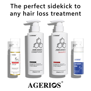 Agerios Follicle Activator Perawatan Rambut Set Sampo, Kondisioner & Semprotan untuk Mengurangi Kerusakan DHT & Meningkatkan Pertumbuhan - Product Image 1
