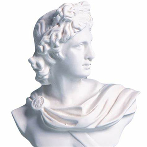 Scultura di Testa di <span class=keywords><strong>Donna</strong></span> in Poliresina, Busto Femminile Personalizzato in Resina, Statuetta di Medusa Bianca - Product Image 2
