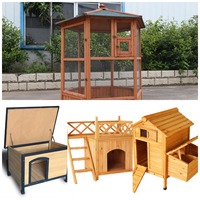 Grande niche moderne pour chiens, robuste, étanche et respirante, chenils pour grands chiens en plein air pour la vente en gros