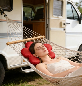 Cuscino a Forma di Fiore per Dormire sul Fianco con Foro per l'Orecchio, Cuscino Protettivo per Alleviare <span class=keywords><strong>Dolore</strong></span>, Infiammazione e Lesioni da Pressione all'Orecchio - Product Image 6