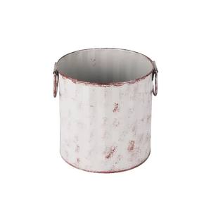 Maceta Metálica de 1.7 Galones con Asa, Estilo Rústico y Efecto Galvanizado <span class=keywords><strong>para</strong></span> Decoración del Hogar, Jardín y Fiestas, Precio de Fábrica - Product Image 6
