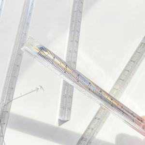 Regla de escala Triangular para escuela, herramienta de medida, regla láser Triangular para ingenieros de paisaje - Product Image 5
