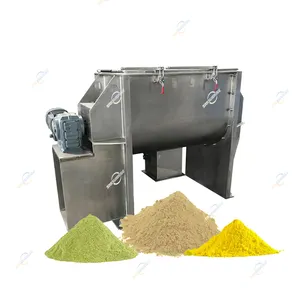 1 Ton 250L 4000l Industrial Tea Spice Coffee Cocoa Food Dry Powder Mixing Machine Ribbon Blender Mixer