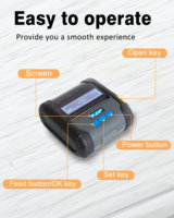 Imprimante thermique et d'étiquettes portable NORGEE N04 Mini 80 mm avec Wi-Fi – En stock