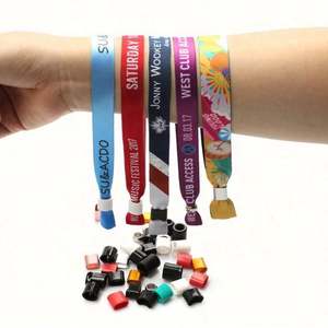 Luxury Fashion Fabric <b>Friendship</b> <b>Bracelets</b> for Boy and Girl Custom Charm Wristband with Logo-Wedding Giveaway Gift - Product Image 1