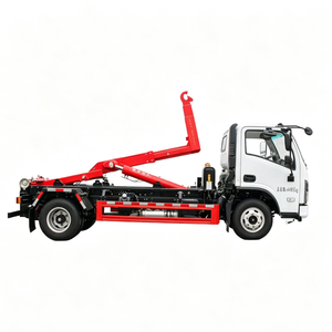 Nouveau camion benne à benne basculante Dongfeng avec compacteur de déchets 8 m³ / camion benne à benne basculante hydraulique à bras de levage - Product Image 1