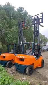 מלגזה דיזל חדשה של טויוטה 5 טון FD50, מלגזה משומשת יפנית מקורית 5 טון במצב מצוין - Product Image 6