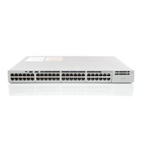 Switch C9200-48P-A Original, Nuevo, Sin Abrir, 24 Puertos Gigabit Ethernet 10/100/1000Mbps POE+, Gestión de Red VLAN, 1 Año de Garantía