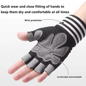 Gants d'entraînement pour hommes femmes gants d'exercice pour l'haltérophilie cyclisme Gym entraînement respirant Snug Fit gants d'entraînement pour la salle de sport - Product Image 2