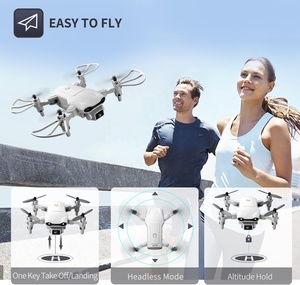 Avion RC pliable 4DRC V9 Mini avec caméra FPV, facile à contrôler, maintien d'altitude, figures acrobatiques, retournement 3D, mode sans tête, avion télécommandé - Product Image 3