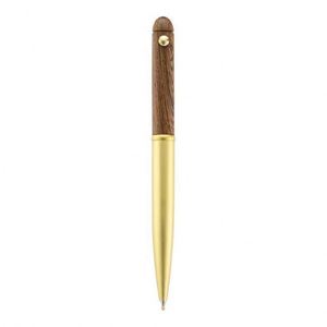 Practical Classic Wooden Gel <b>Pens</b> Custom Logo Brass Metal Ballpoint Signature <b>Pens</b> Eco-Friendly Blue Red Ink Colors for Gifts - Product Image 6