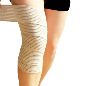 Hoch dehnbare Bandage Sport Kniewache Schinnewache Badminton Basketball Fitness Fußball Kniewache