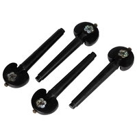 Cello Accessories High-end Ebony Carved Abalone Violin Accessory String Shaft 4 Pcs Pegs