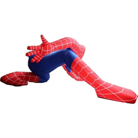 Ballon gonflable Spiderman géant personnalisé pour décoration de fête à thème, avec tissu Oxford et couleurs sur mesure