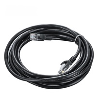 Cable de red Denixi OEM ODM CAT5 CAT5E 15M-Aluminio revestido de cobre CCA, 10.000 enchufes RJ45, ideal para implementación de IoT en granjas