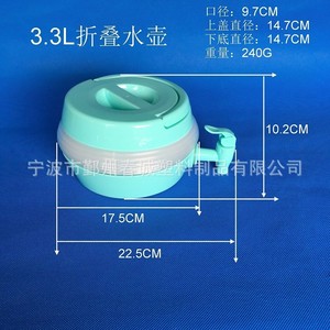Collapsible Water <b>Bottle</b> 3.3L <b>Plastic</b> Outdoor Use With Tap - Product Image 5