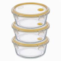 Boîte à lunch en verre à double compartiment, transparente en PP, isotherme, pour garder les aliments frais, compatible micro-ondes, résistante aux hautes températures, sans BPA, anti-fuite