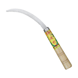 Yanli <b>Mini</b> Sickle <b>Saw</b> Wooden-handled Agricultural Serrated Scythe Fine-toothed Utility Knife for Grass Weed Crop Cutting China - Product Image 5