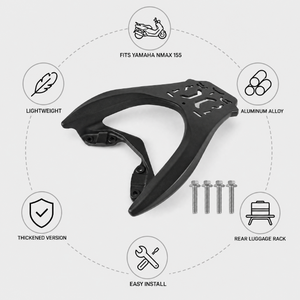 แร็คท้ายมอเตอร์ไซค์อะลูมิเนียมอัลลอยสำหรับ Yamaha NMAX 155 ปี 2020-2026 แบบหนาพิเศษ - Product Image 1
