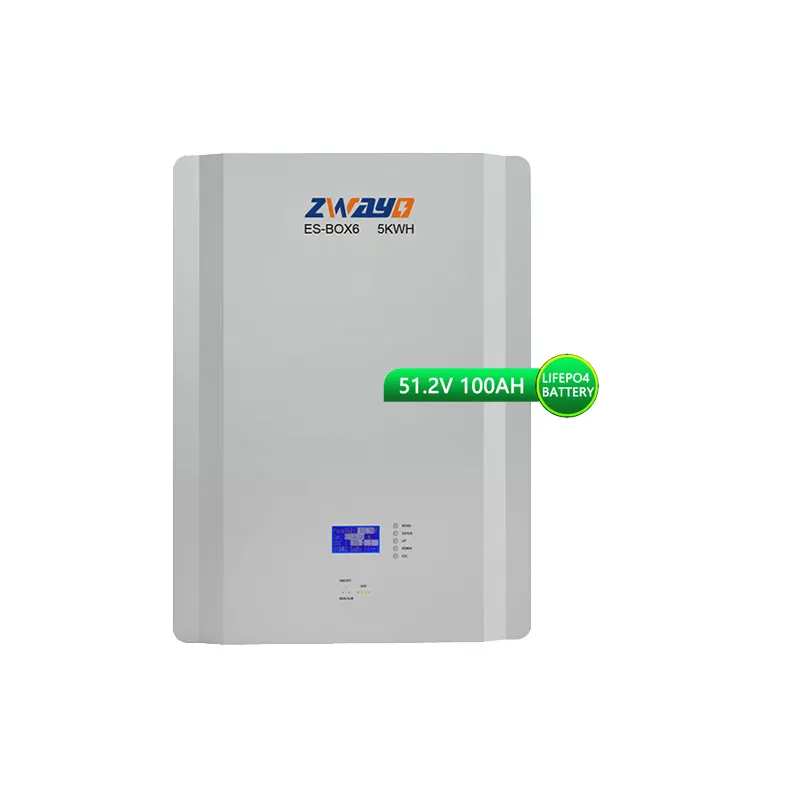 Zwayn 슈퍼 커패시터 48v 120ah lifepo4 셀 300a bms 대용량 홈 전원 벽 5kwh 7.5kwh 가족 에너지 저장