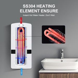 Phòng Tắm Nước Nóng Nhanh Chóng Kết Nối Điện 220V 240V 5.5KW 4.5kW Tắm Tankless Bình Thường Nhiệt Máy Nước Nóng - Product Image 4