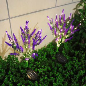 Lámpara Solar de Jardín con Forma de Lavanda, LED, Resistente al Agua, para Patio y Jardín - Product Image 4