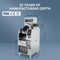 Machine de cuisson intelligente en acier inoxydable pour usage commercial, fonction autonettoyante, écran tactile numérique, électrique 380V pour cuisine centralisée