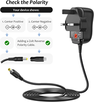 Adaptateur d'alimentation universel 24W AC DC 3V-12V, transformateur d'alimentation avec 8 prises DC pour l'électronique domestique