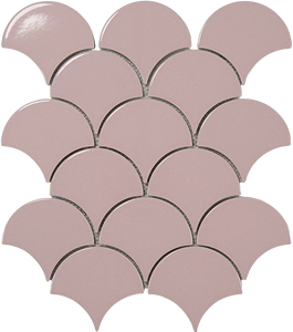 Carreaux de mosaïque céramique dorés en forme d'éventail 3D, motif écailles de poisson, pour salon et hôtel - Product Image 5