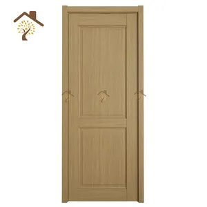 Японский стиль окрашенная натуральная деревянная дверь кожа ПВХ сплошная Внутренняя дверь