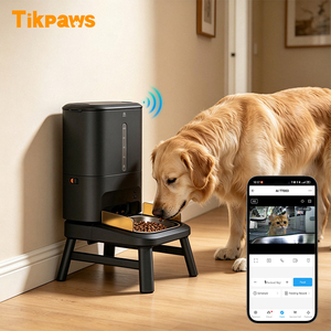 OEM 15L <strong>Raised</strong> Large <strong>Dog</strong> Automatic <strong>Dog</strong> <strong>Feeder</strong> With 1080P HD Camera Elevate Smart Pet Food <strong>Feeder</strong> Dispenser Timer Wifi Tuya App - Product Image 1