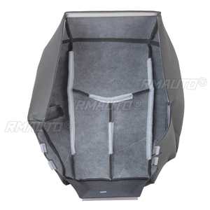 Housses de siège inférieures côté conducteur avant en cuir PU de remplacement pour Chevrolet Silverado 1500 2500 2003 2004 2005 2006 - Product Image 4