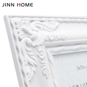 Jinn casa cornice intagliata bianco pittura in legno cornice per <span class=keywords><strong>foto</strong></span> 5x7 <span class=keywords><strong>foto</strong></span> con bordo largo - Product Image 3