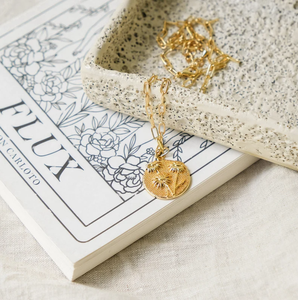 Collar con colgante de oro para cumpleaños, collar con flor prensada de <span class=keywords><strong>nacimiento</strong></span>, regalo del Día de la madre - Product Image 4