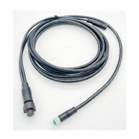 Câble étanche surmoulé IP68 avec connecteur M12 pour machines