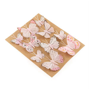 Venta al por mayor <span class=keywords><strong>de</strong></span> decoraciones <span class=keywords><strong>para</strong></span> bodas y habitaciones <span class=keywords><strong>de</strong></span> 5cm y 8cm mariposas <span class=keywords><strong>de</strong></span> plumas coloridas decoración perfecta <span class=keywords><strong>para</strong></span> fiestas y eventos - Product Image 5