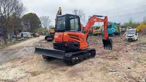 Excavatrices Kubota KX155-3 d'occasion fabriquées au Japon |   Excavatrice sur chenilles d'occasion de 5 tonnes |   Mini-excavatrice de haute qualité à vendre - Product Image 4