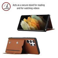 Nouvelle tendance avec fente pour cartes support de portefeuille en cuir PU étui arrière pour Redmi Note 11/12 Pro pour Redmi K40 pour Xiaomi 10/11